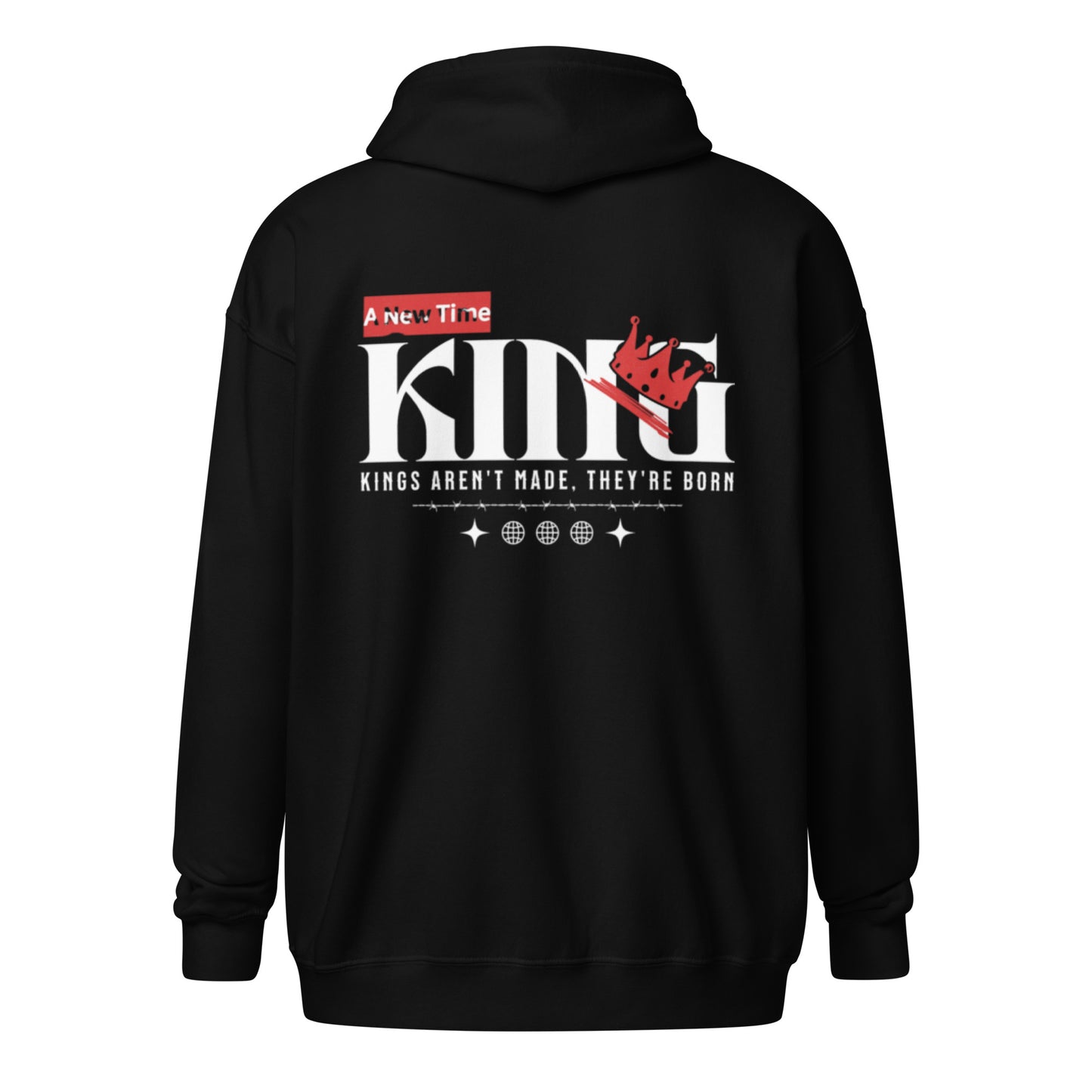 King zip hoodie