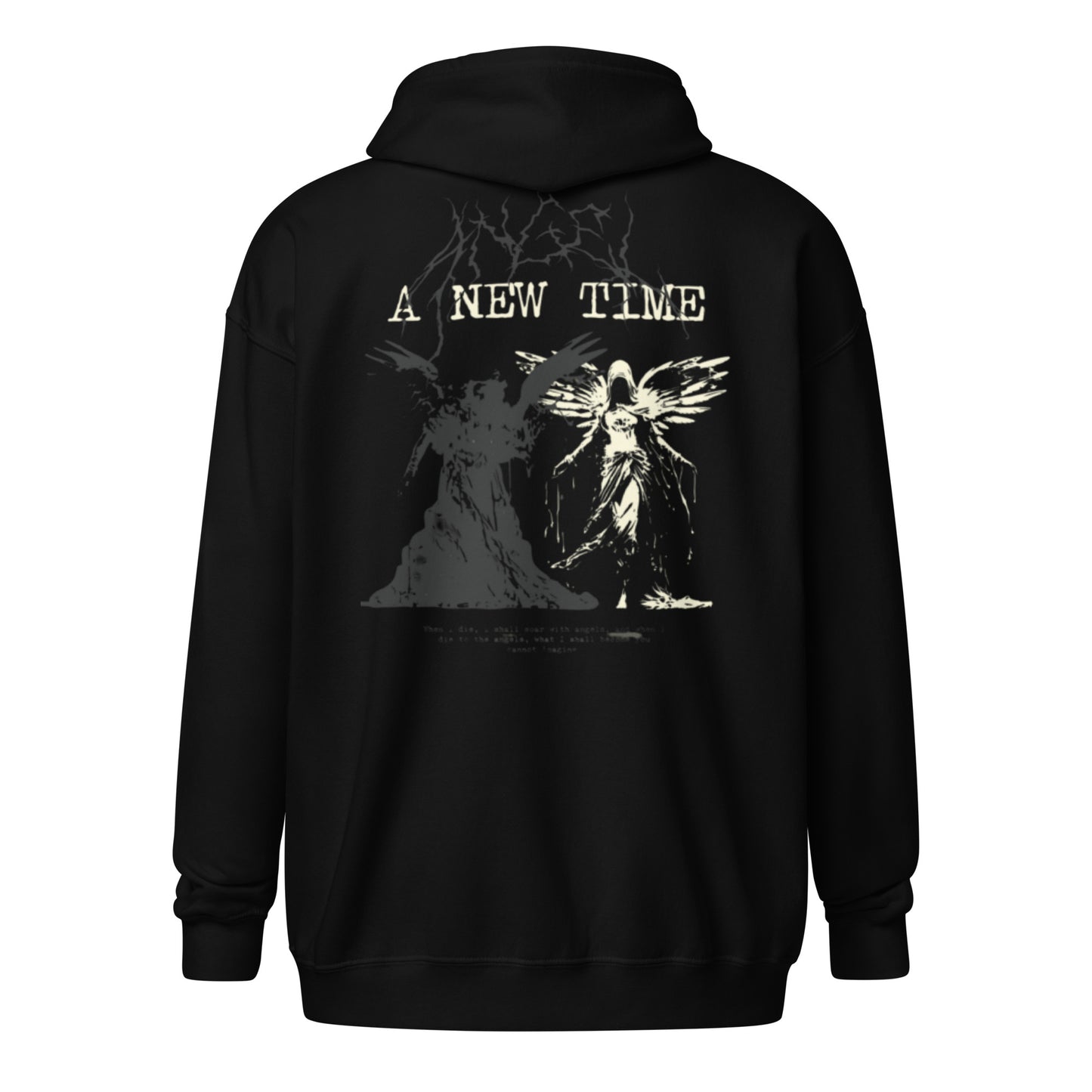 Angel zip hoodie