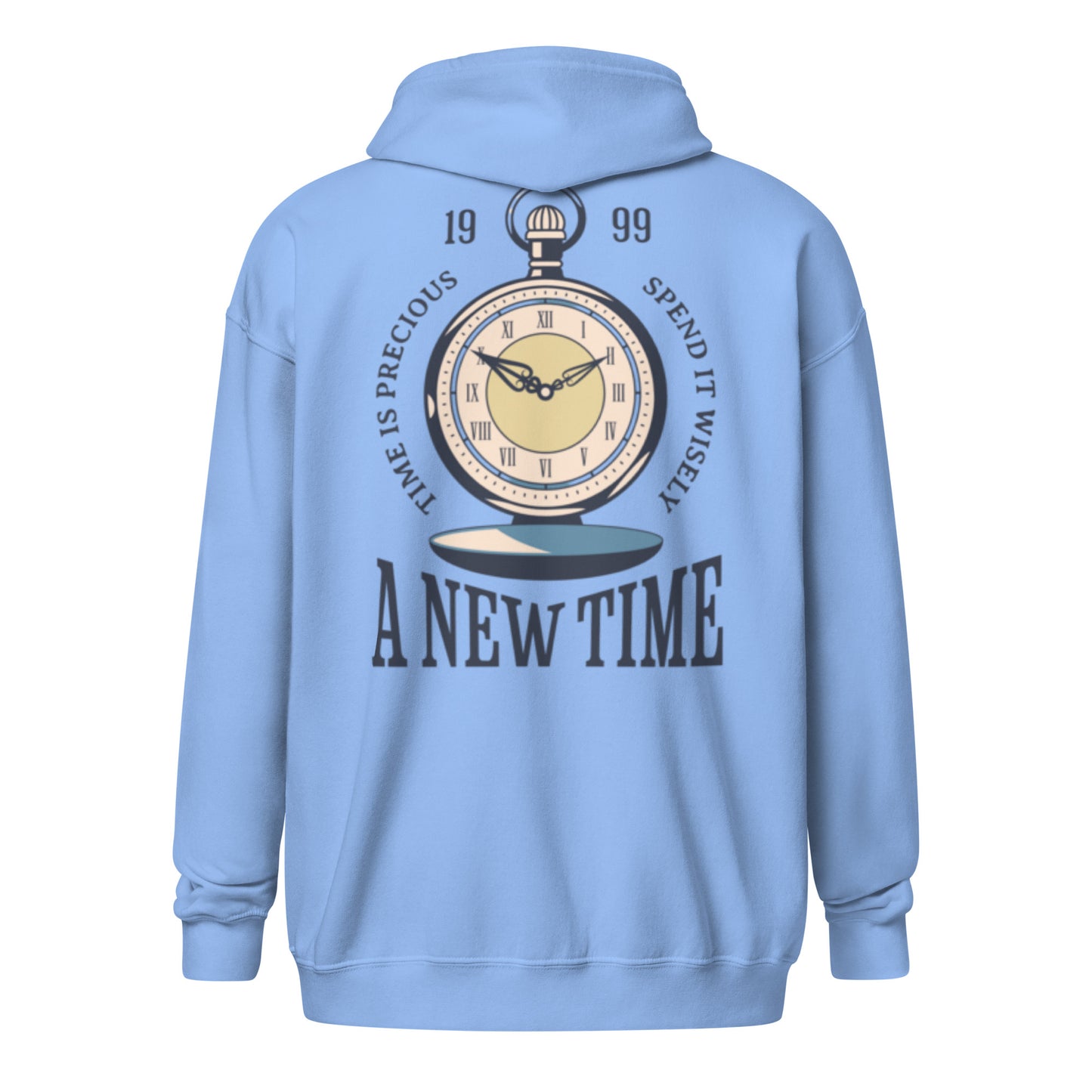 Time is precious zip hoodie