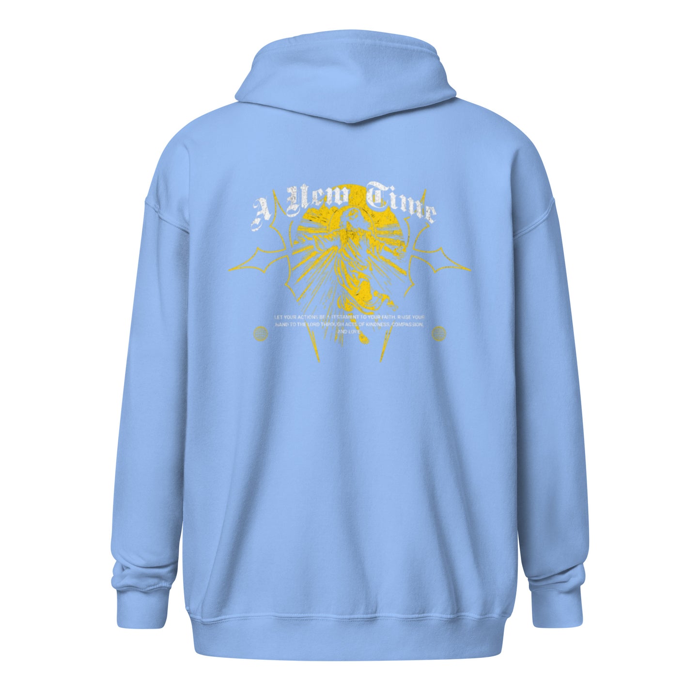 Gold Savior zip hoodie