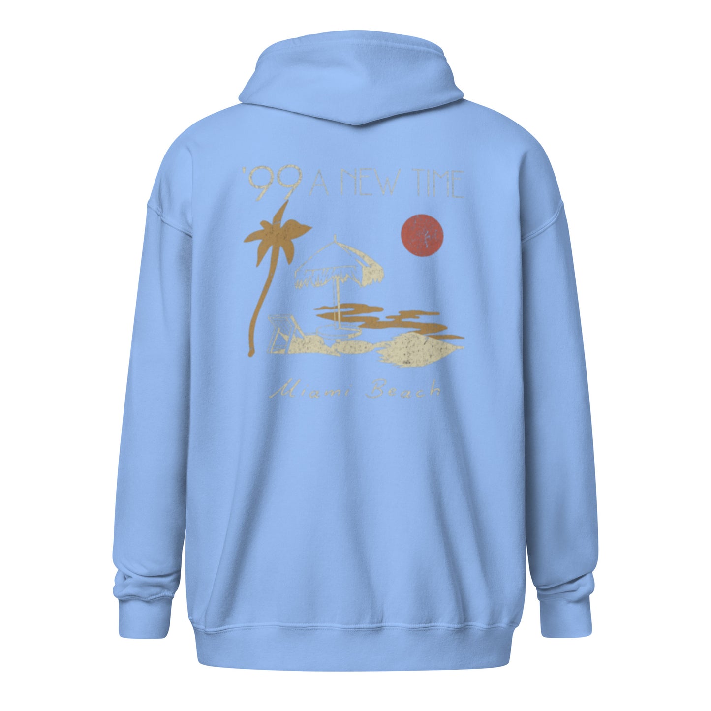 Beach View zip hoodie