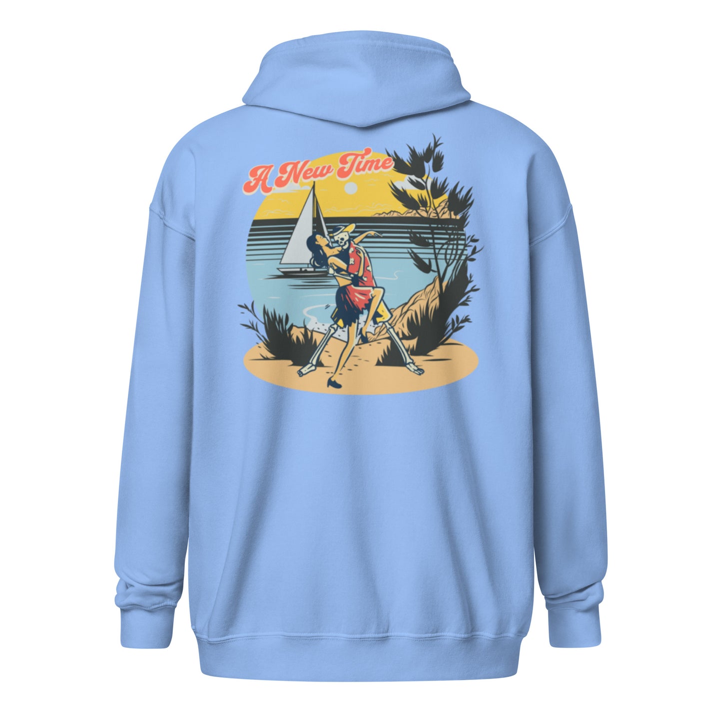 Sandy Skeleton zip hoodie