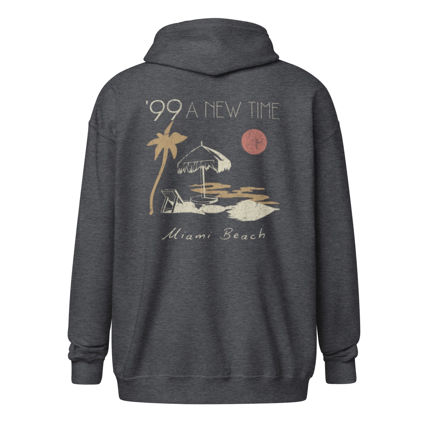 Beach View zip hoodie