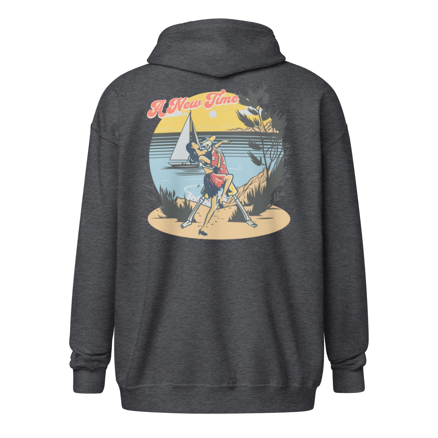Sandy Skeleton zip hoodie