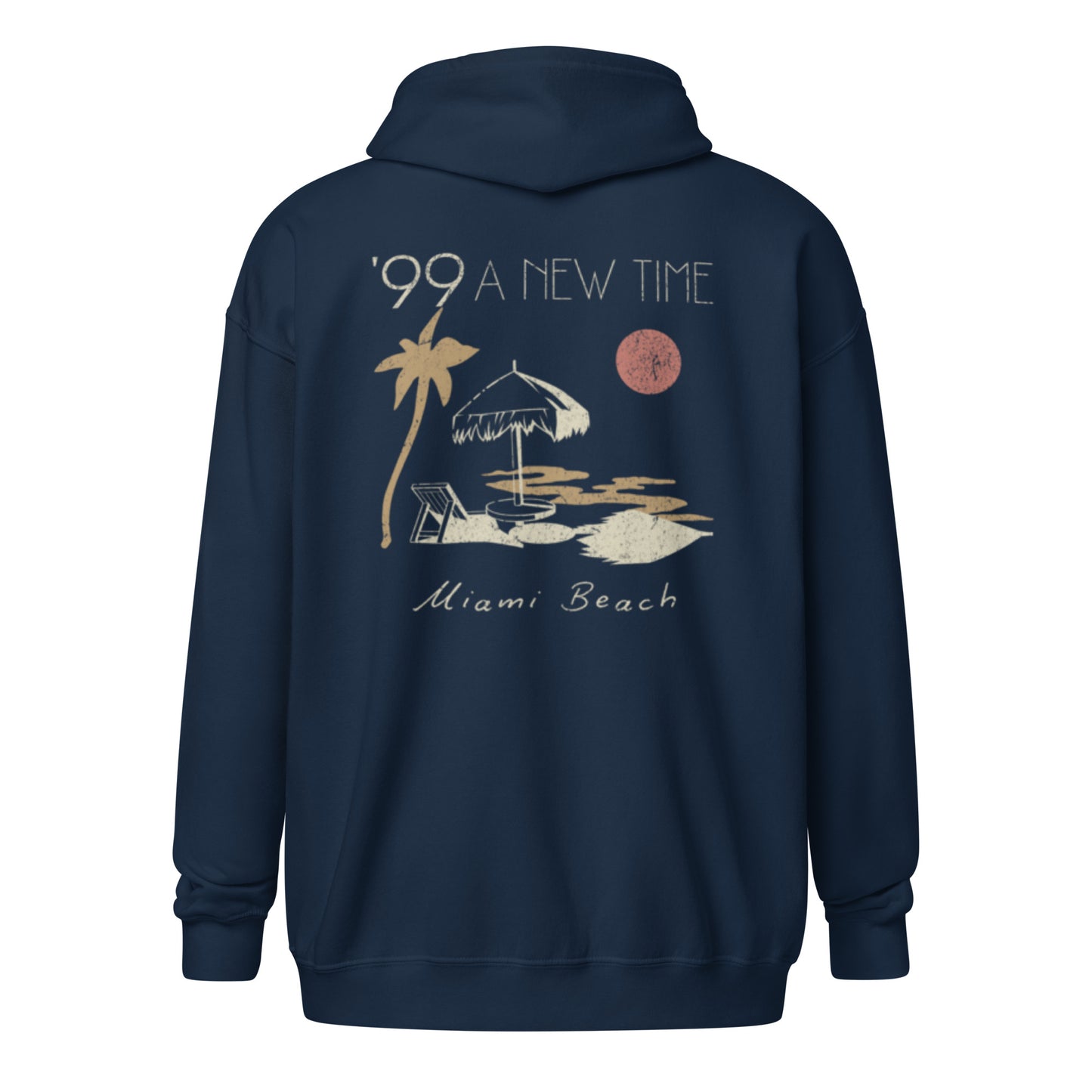 Beach View zip hoodie