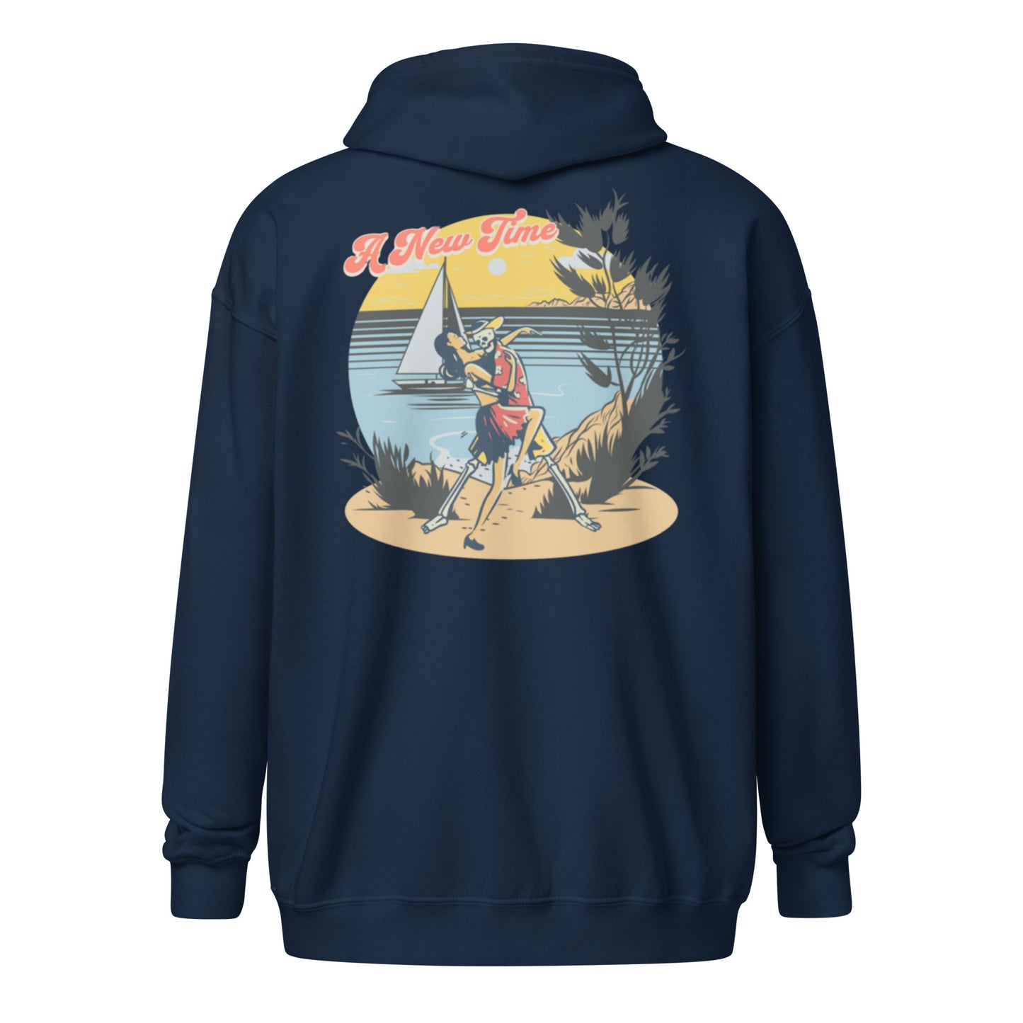Sandy Skeleton zip hoodie