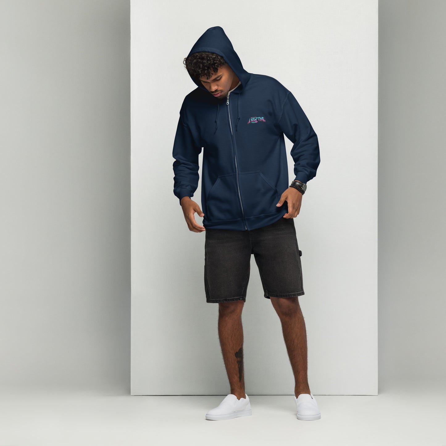 Beware Cat Zip Hoodie