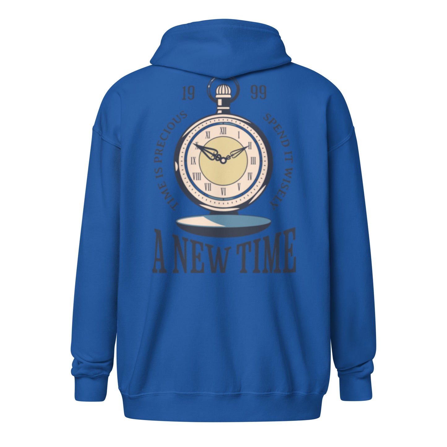 Time is precious zip hoodie