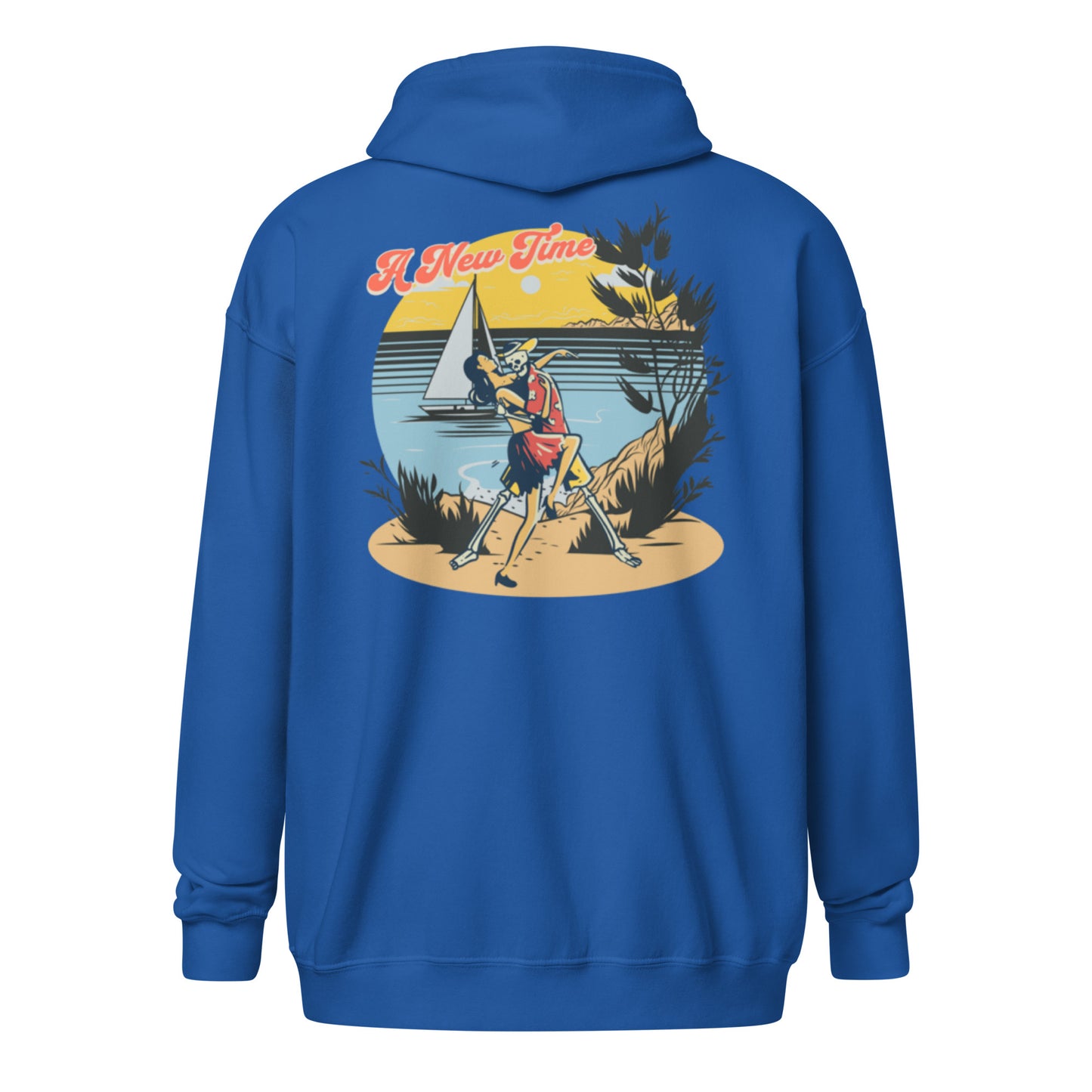 Sandy Skeleton zip hoodie