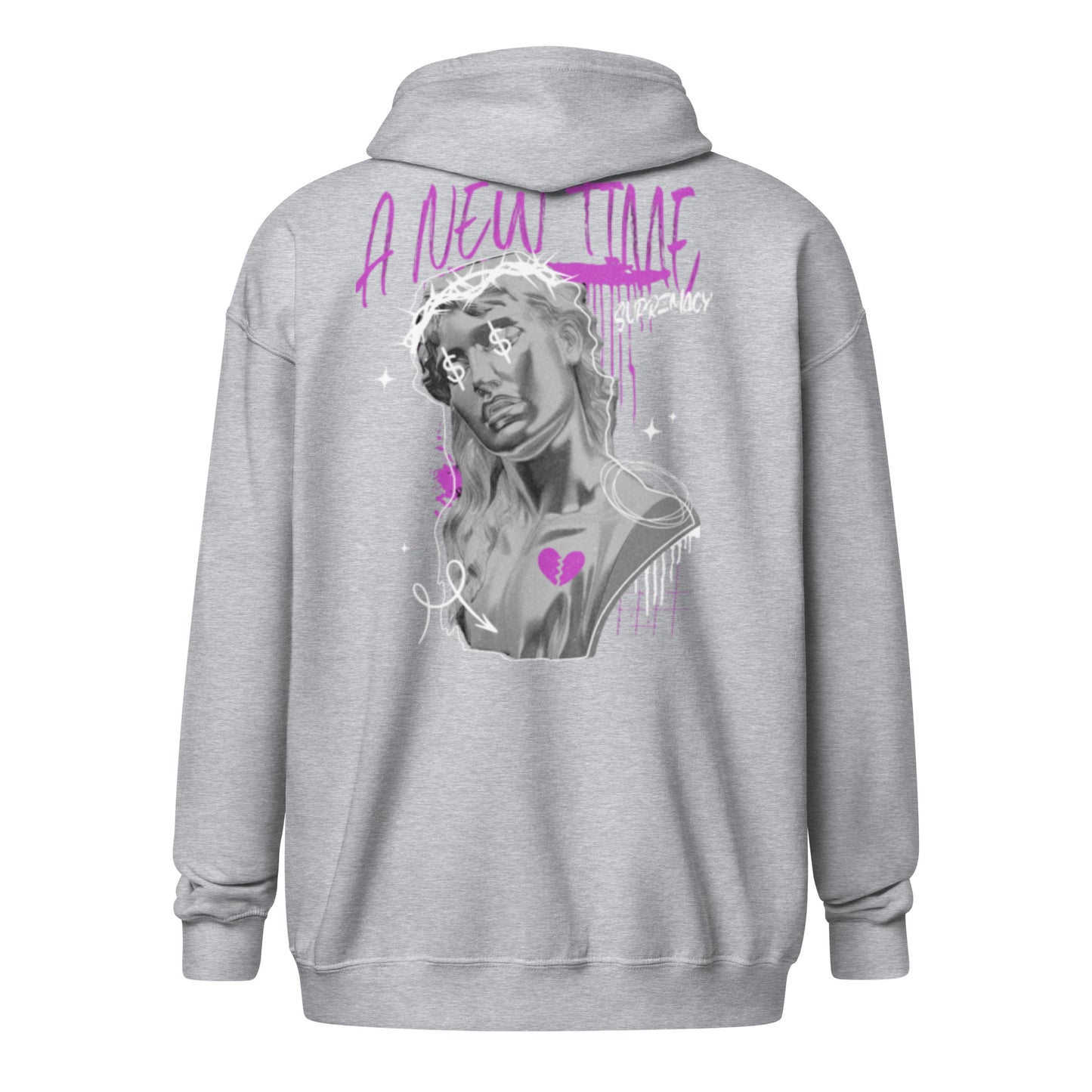 Queen zip hoodie