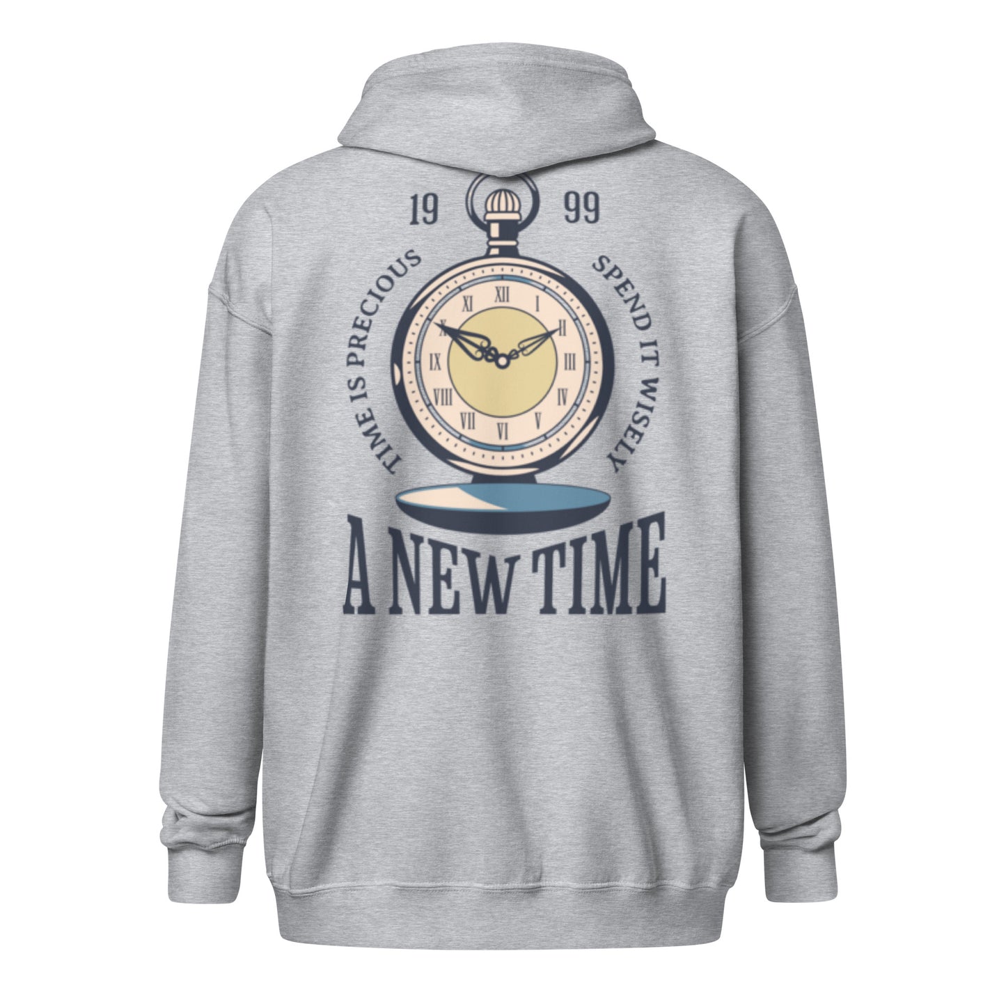 Time is precious zip hoodie