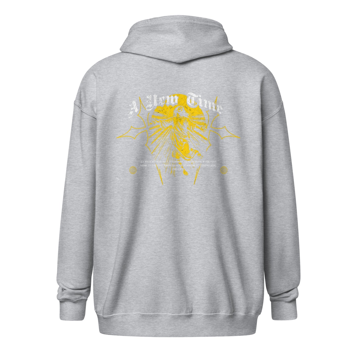 Gold Savior zip hoodie