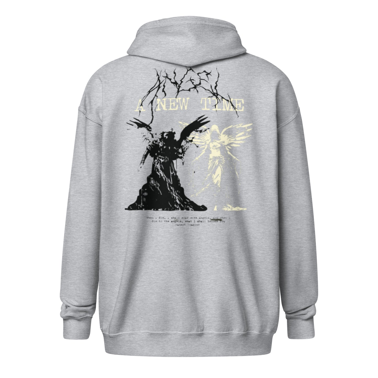 Angel zip hoodie