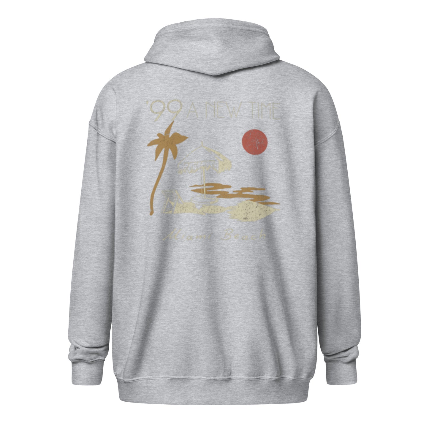 Beach View zip hoodie
