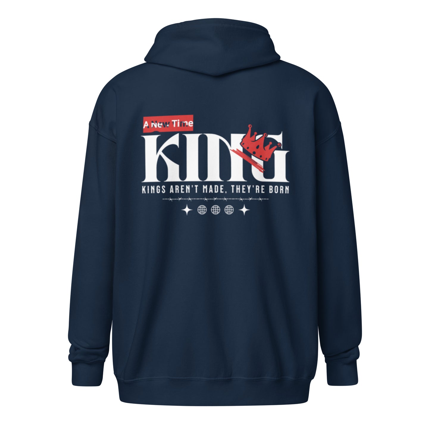King zip hoodie