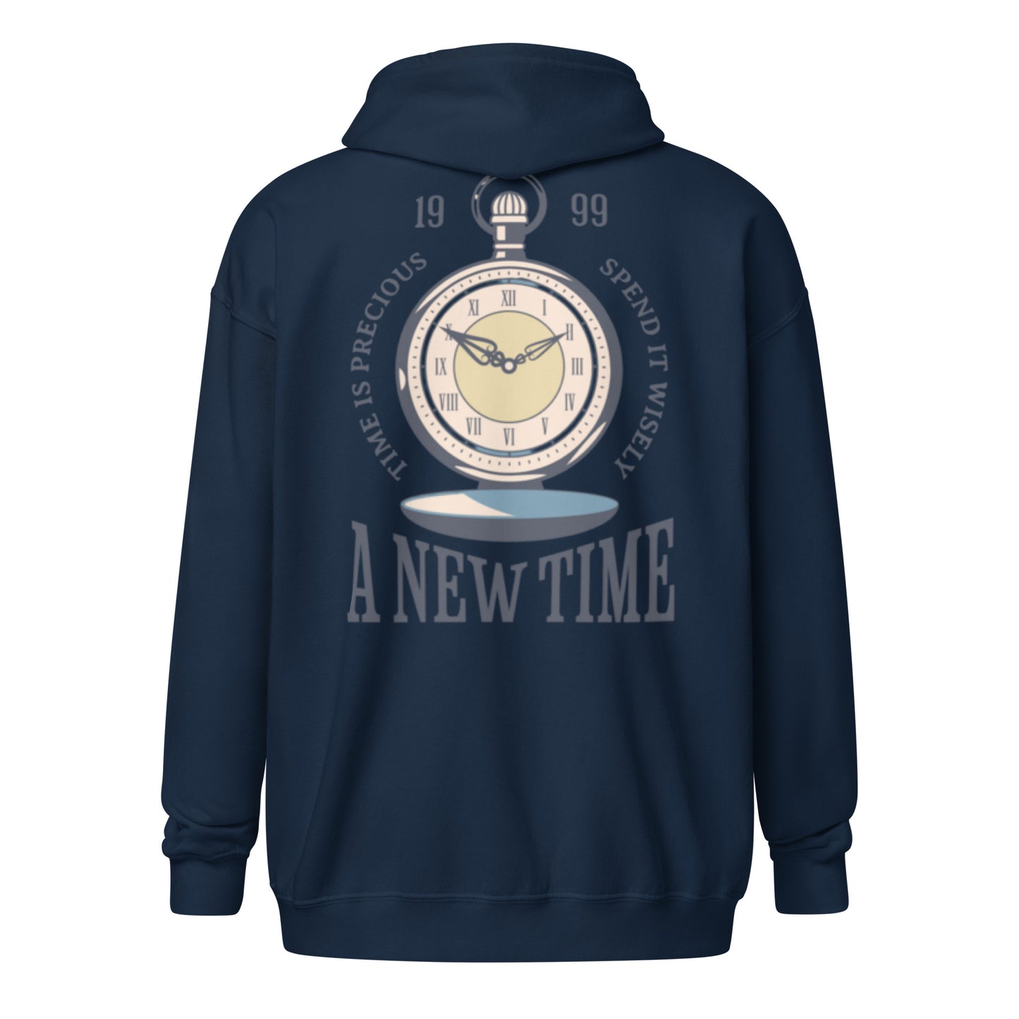 Time is precious zip hoodie